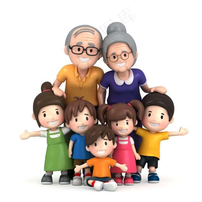 幸福家庭图片