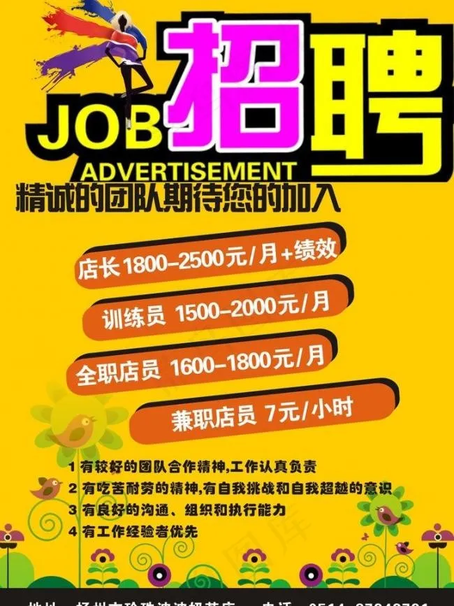 招聘图片cdr矢量模版下载