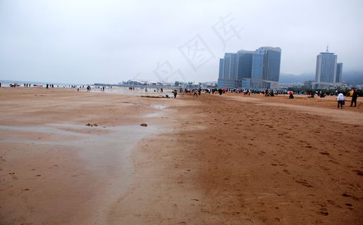 石老人海水浴场图片