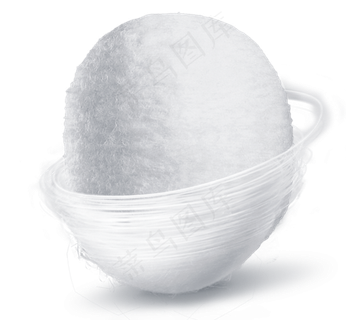 手绘蚕丝蚕茧元素