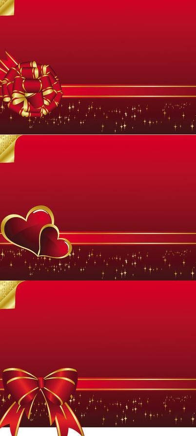 精致礼品卡片背景设计矢量素材