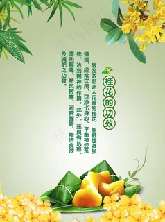 桂花粽海报图片 桂花粽海报图片