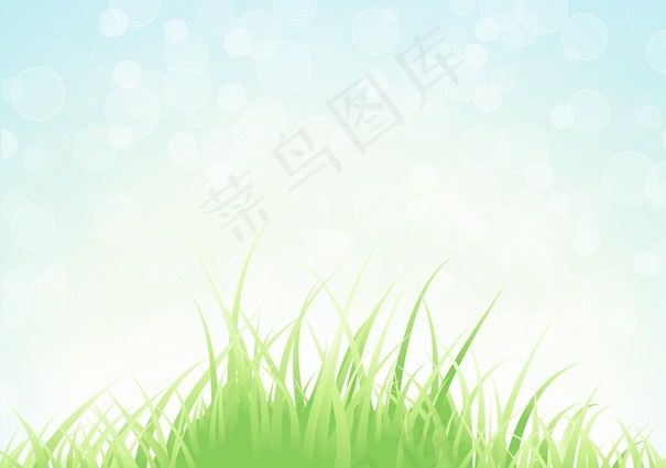 春天背景矢量插画eps,ai矢量模版下载