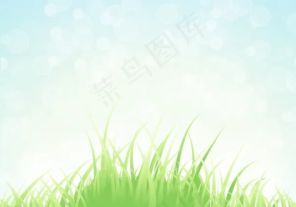 春天背景矢量插画eps,ai矢量模版下载