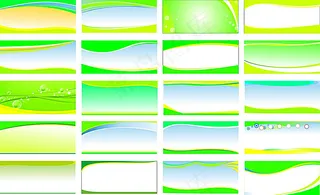 展板模板 绿色展板 宣传栏背景