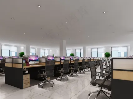 公司办公场所效果图