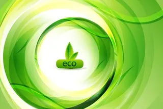 绿色动感背景矢量素材