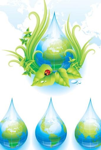 环保主题矢量素材二