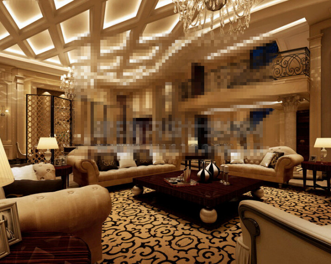 简约客厅模型免费下载