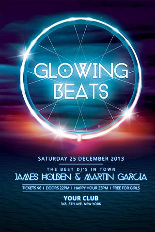 欧美风格酒吧海报图片