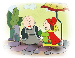 中国风书籍插画模板