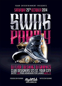 Swag Party Flyer