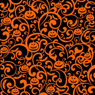 创意南瓜头南瓜藤背景矢量素材