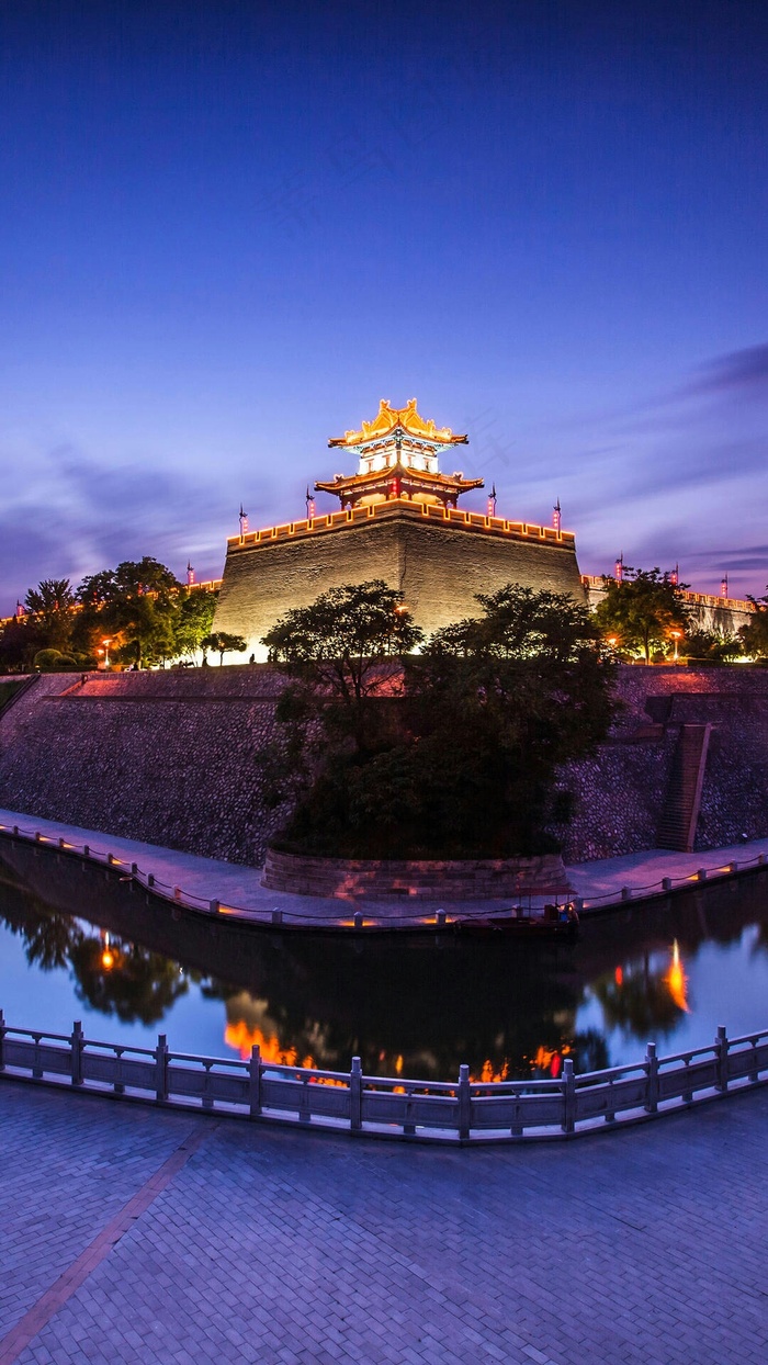 城楼高清摄影图片