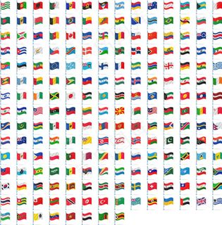 各国国旗设计矢量图片 AI