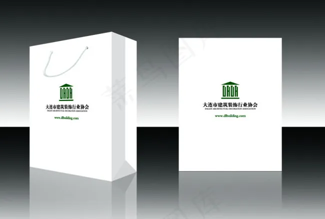 企业手提袋ai矢量模版下载
