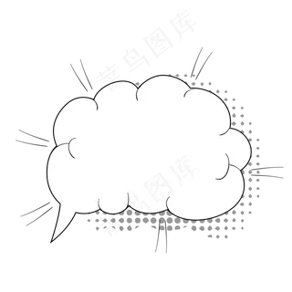 手绘卡通云朵png素材