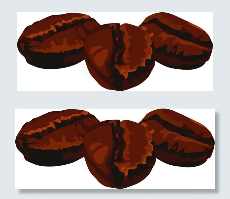 咖啡豆cdr矢量模版下载