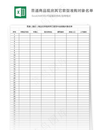 普通（限价）商品住房现房其它套型中...