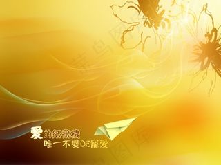 爱的纸飞机婚纱模板