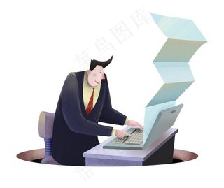 卡通商务人物图片