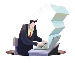 卡通商务人物图片