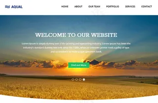 欧美书写打字网站HTML5模板