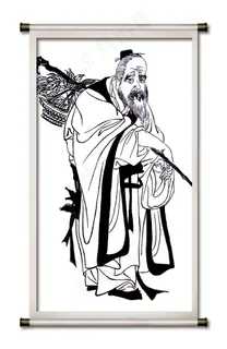 寿星 白描图片 寿星 白描图片