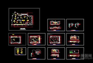 服装专卖CAD装修图