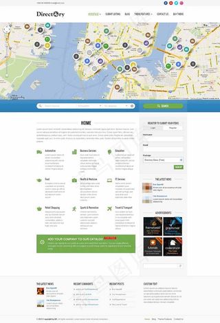 WordPress分类导航主题