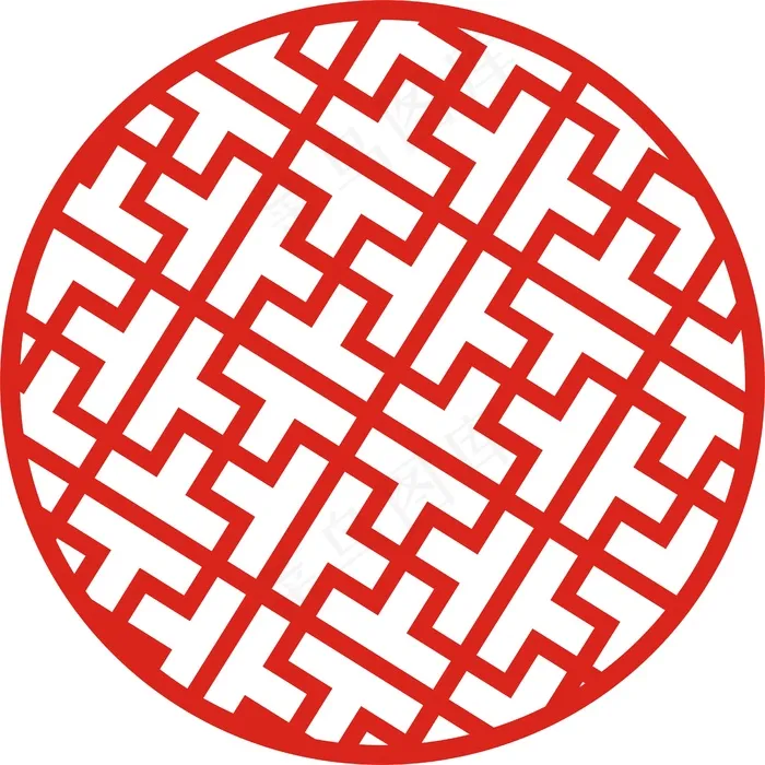 中国风背景剪纸传统文化矢量边框