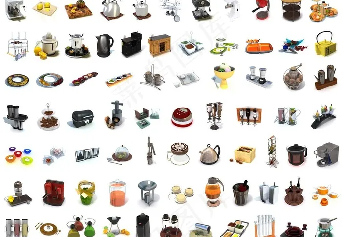 厨房用具素材分层图图片(4724X3544(DPI:300))psd模版下载