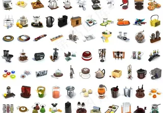 厨房用具素材分层图图片