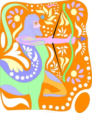 创意艺术图腾十二星座矢量素材