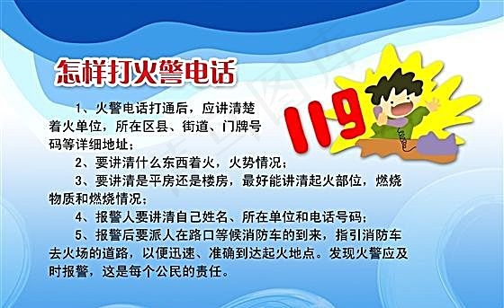 怎样打火警电话psd模版下载