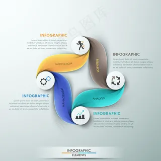 立体螺旋标签图片