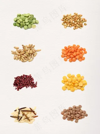 五谷杂粮实物PNG设计元素