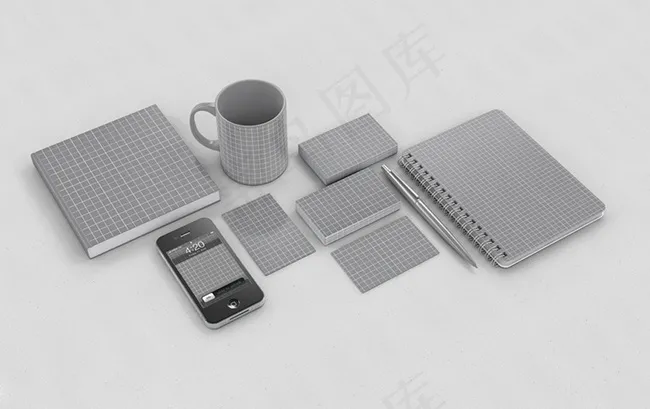 品牌VI模板系系列psd模版下载