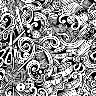 精美手绘花纹底纹背景矢量素材
