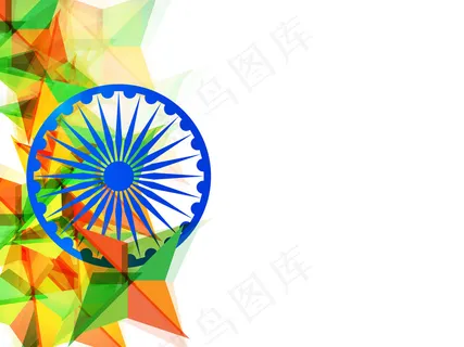 绿色背景矢量图