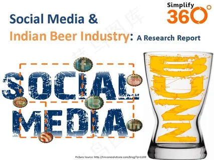 印度啤酒行业社交媒体PPT模板 印度啤酒行业社交媒体PPT模板