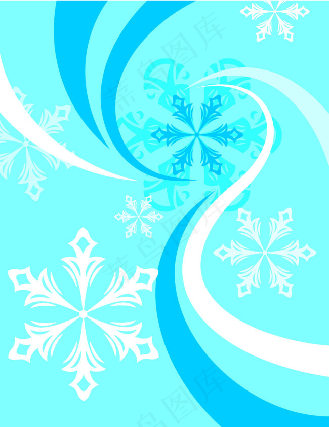 雪花矢量素材免费下载eps,ai矢量模版下载