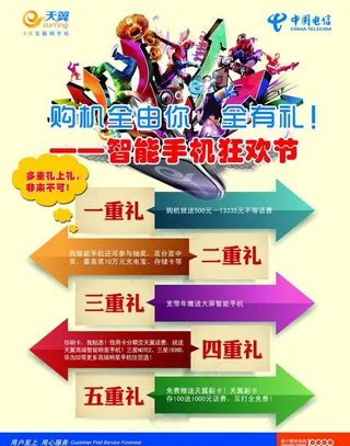 电信宣传单图片