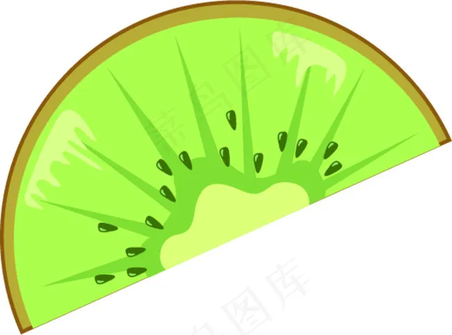猕猴桃片ai矢量模版下载