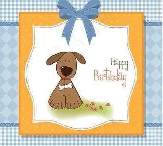 可爱婴儿卡通插画背景图片