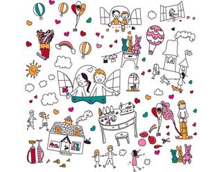 可爱的卡通矢量