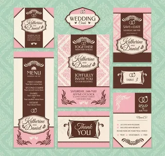 婚礼请柬背景图片