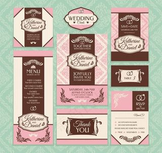 婚礼请柬背景图片