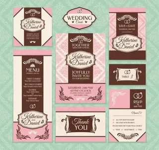 婚礼请柬背景图片