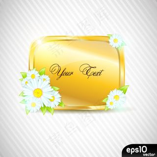 花朵矢量2和纹理的边界